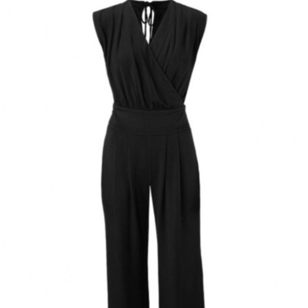 CAbi downtown romper black size small EUC